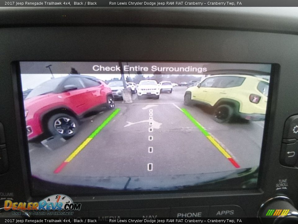 2017 Jeep Renegade Trailhawk 4x4 Black / Black Photo #17