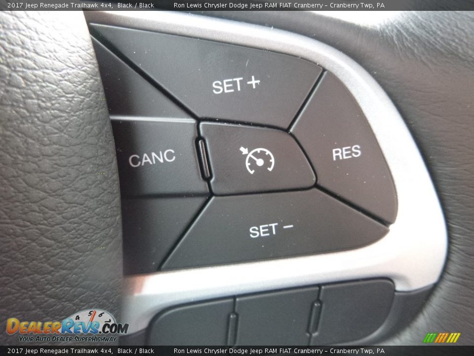 2017 Jeep Renegade Trailhawk 4x4 Black / Black Photo #19