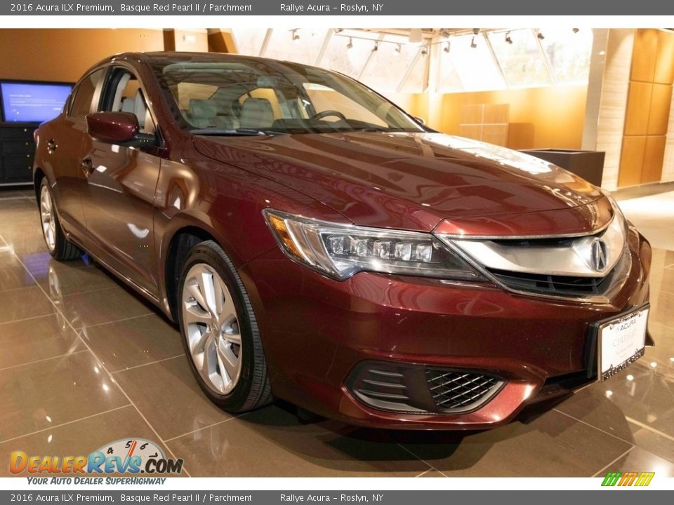 2016 Acura ILX Premium Basque Red Pearl II / Parchment Photo #8