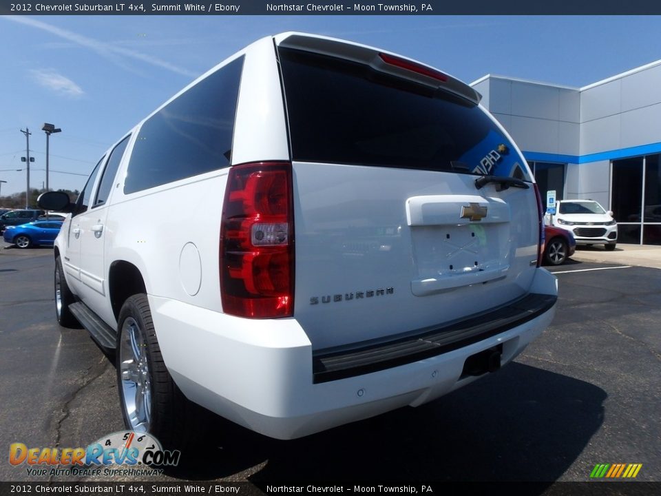 2012 Chevrolet Suburban LT 4x4 Summit White / Ebony Photo #5