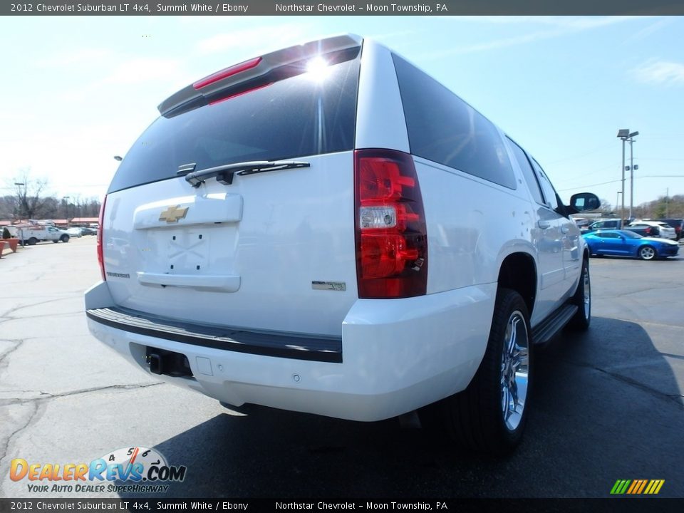 2012 Chevrolet Suburban LT 4x4 Summit White / Ebony Photo #9