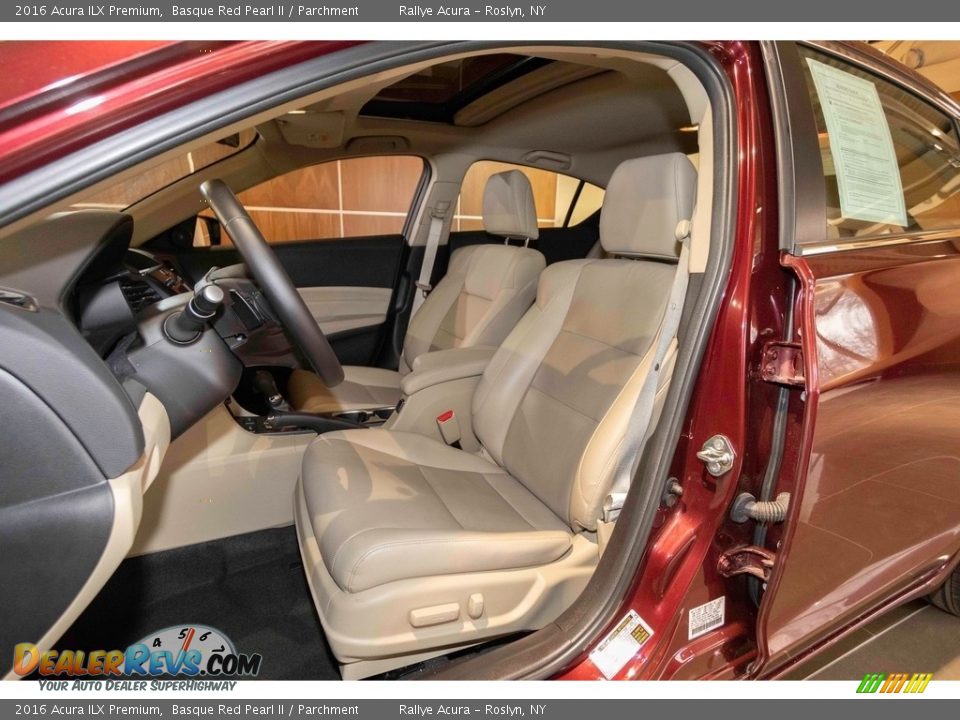 2016 Acura ILX Premium Basque Red Pearl II / Parchment Photo #14