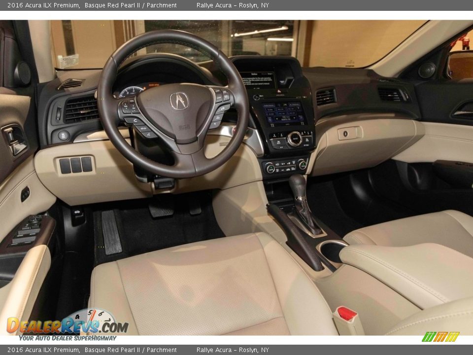 2016 Acura ILX Premium Basque Red Pearl II / Parchment Photo #15