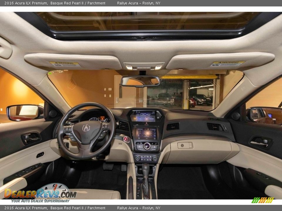 2016 Acura ILX Premium Basque Red Pearl II / Parchment Photo #16