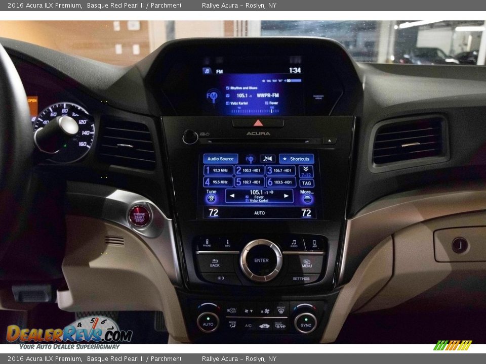 2016 Acura ILX Premium Basque Red Pearl II / Parchment Photo #17