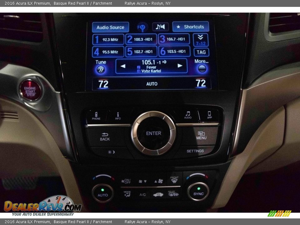 2016 Acura ILX Premium Basque Red Pearl II / Parchment Photo #20