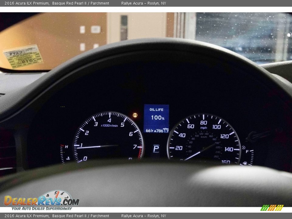 2016 Acura ILX Premium Basque Red Pearl II / Parchment Photo #22