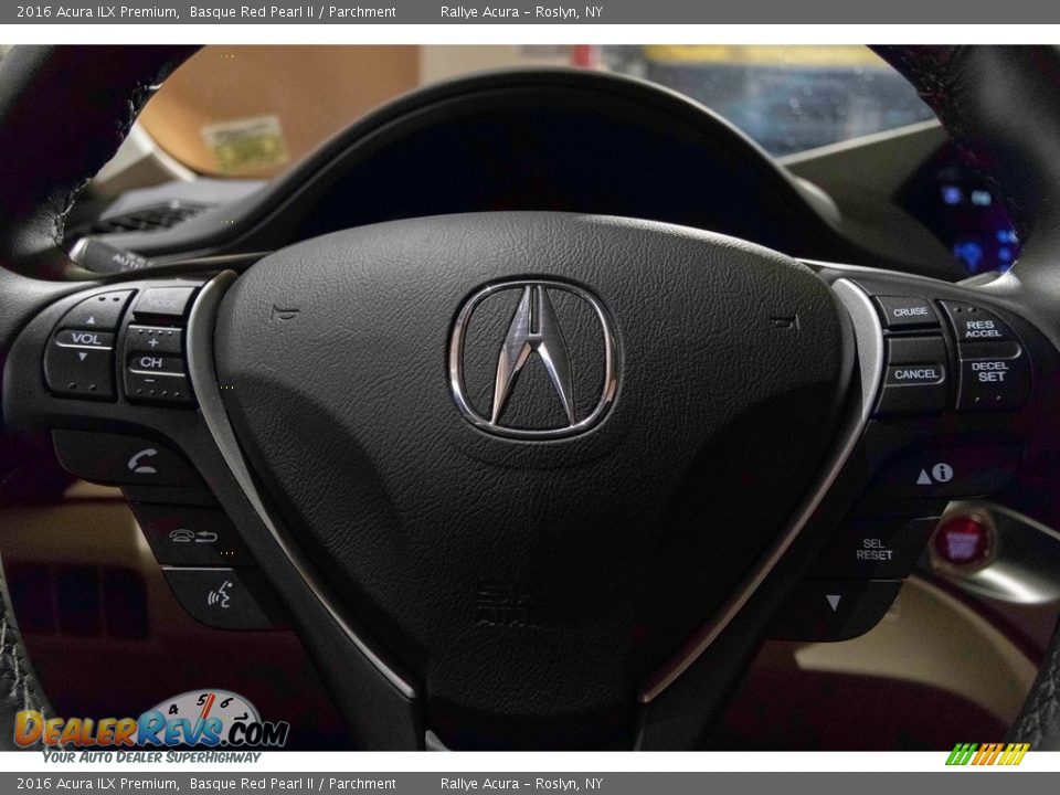 2016 Acura ILX Premium Basque Red Pearl II / Parchment Photo #23