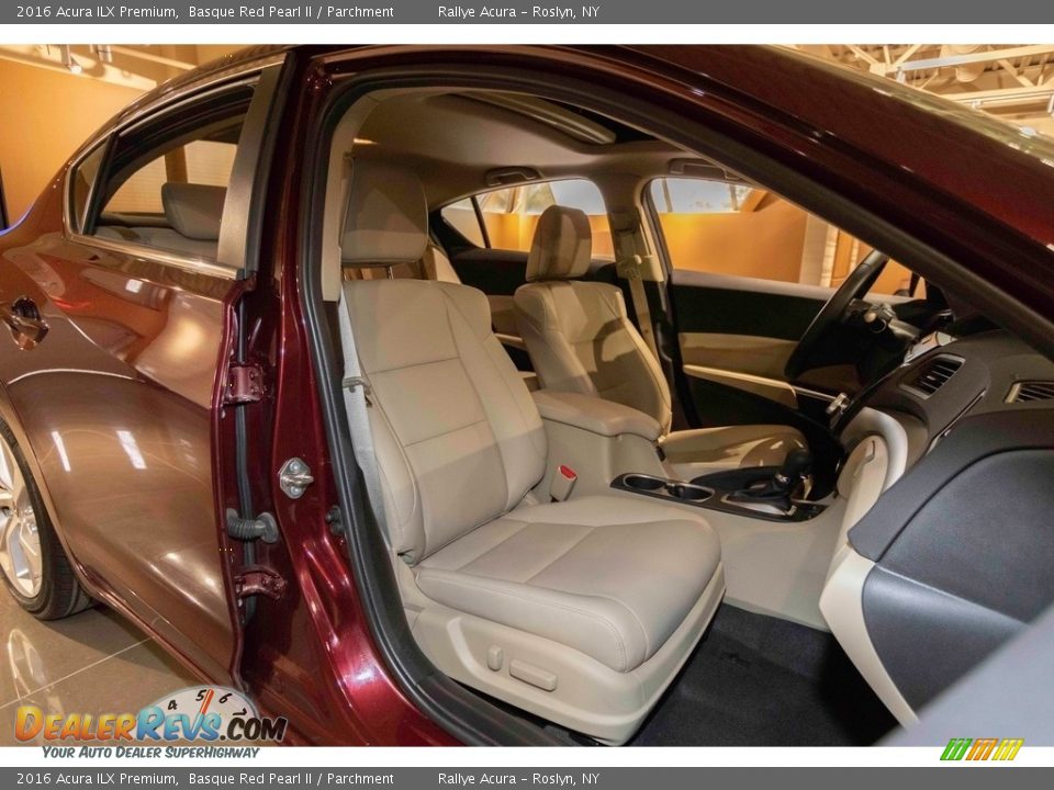2016 Acura ILX Premium Basque Red Pearl II / Parchment Photo #27