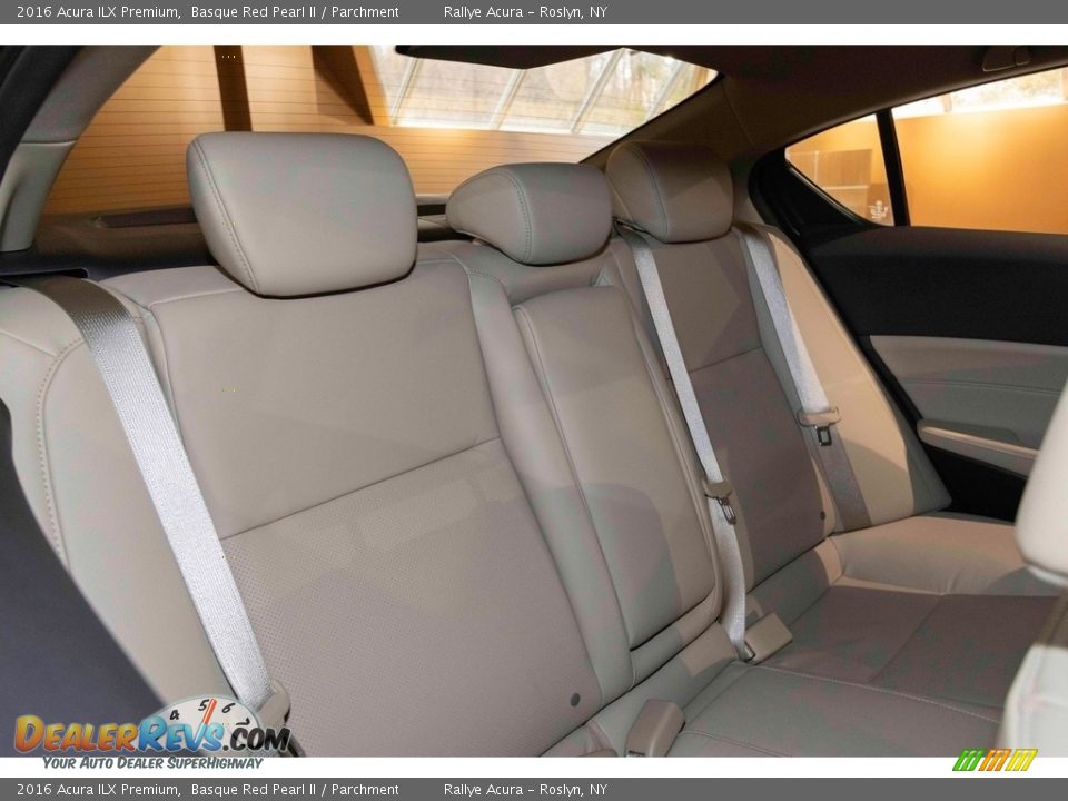 2016 Acura ILX Premium Basque Red Pearl II / Parchment Photo #33