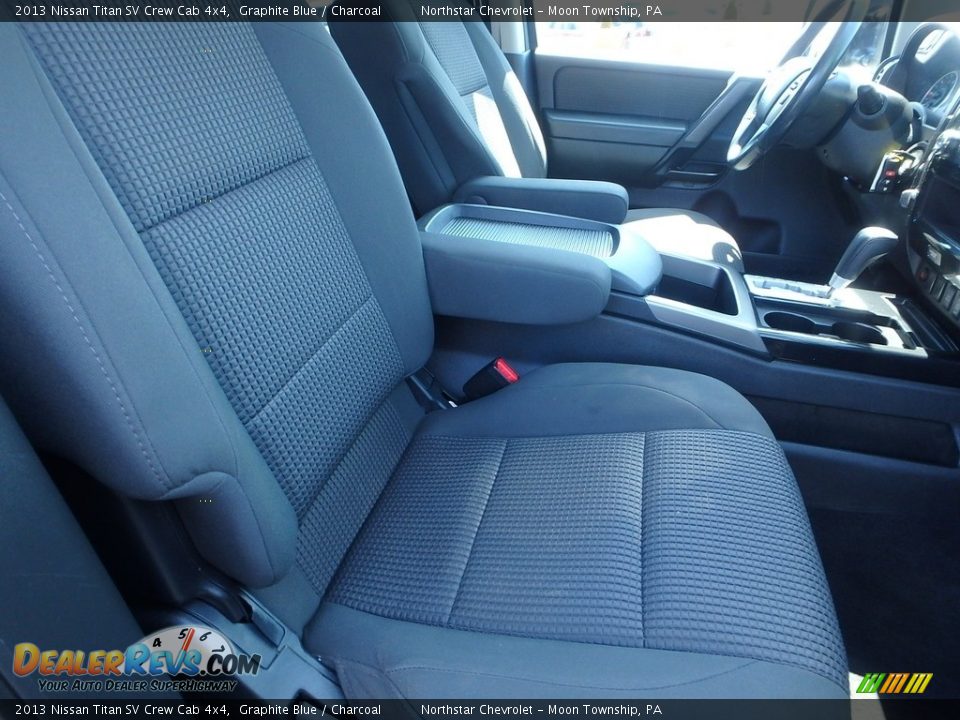 2013 Nissan Titan SV Crew Cab 4x4 Graphite Blue / Charcoal Photo #14