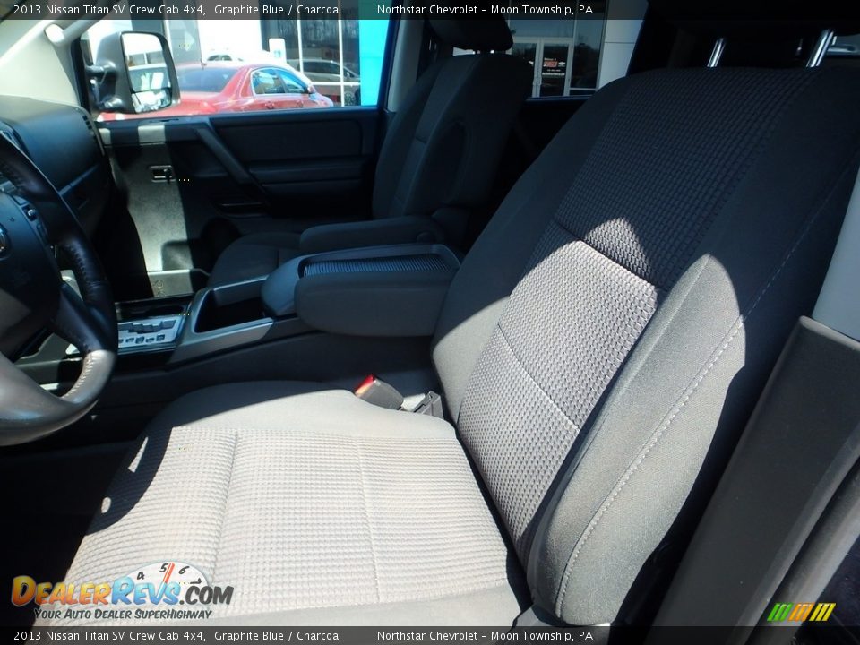 2013 Nissan Titan SV Crew Cab 4x4 Graphite Blue / Charcoal Photo #19