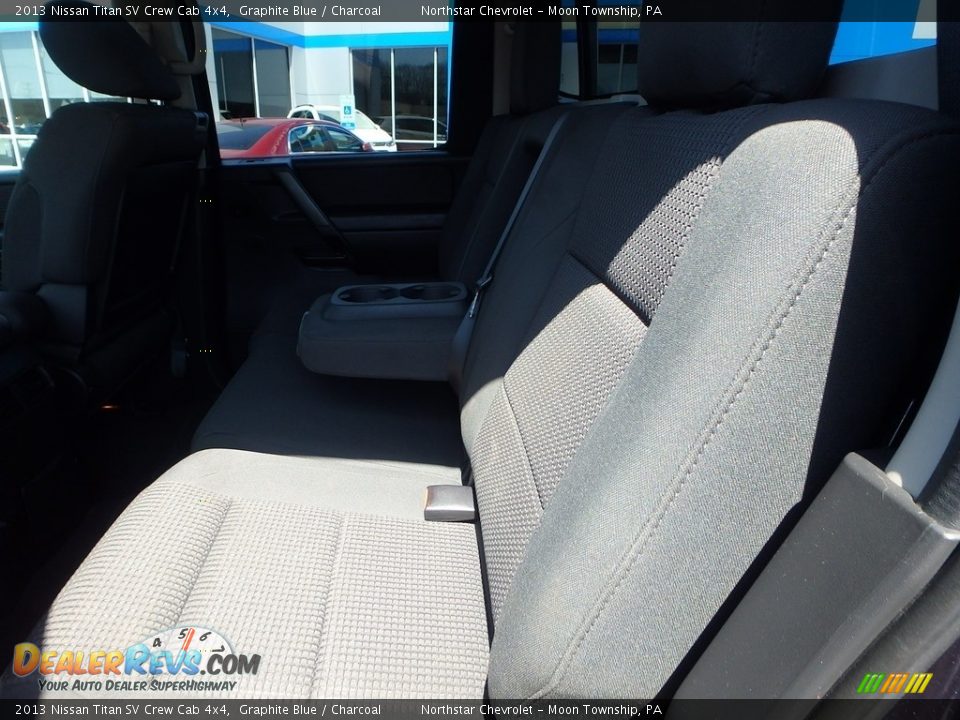 2013 Nissan Titan SV Crew Cab 4x4 Graphite Blue / Charcoal Photo #20