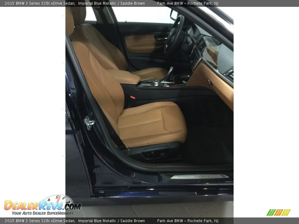 2015 BMW 3 Series 328i xDrive Sedan Imperial Blue Metallic / Saddle Brown Photo #16