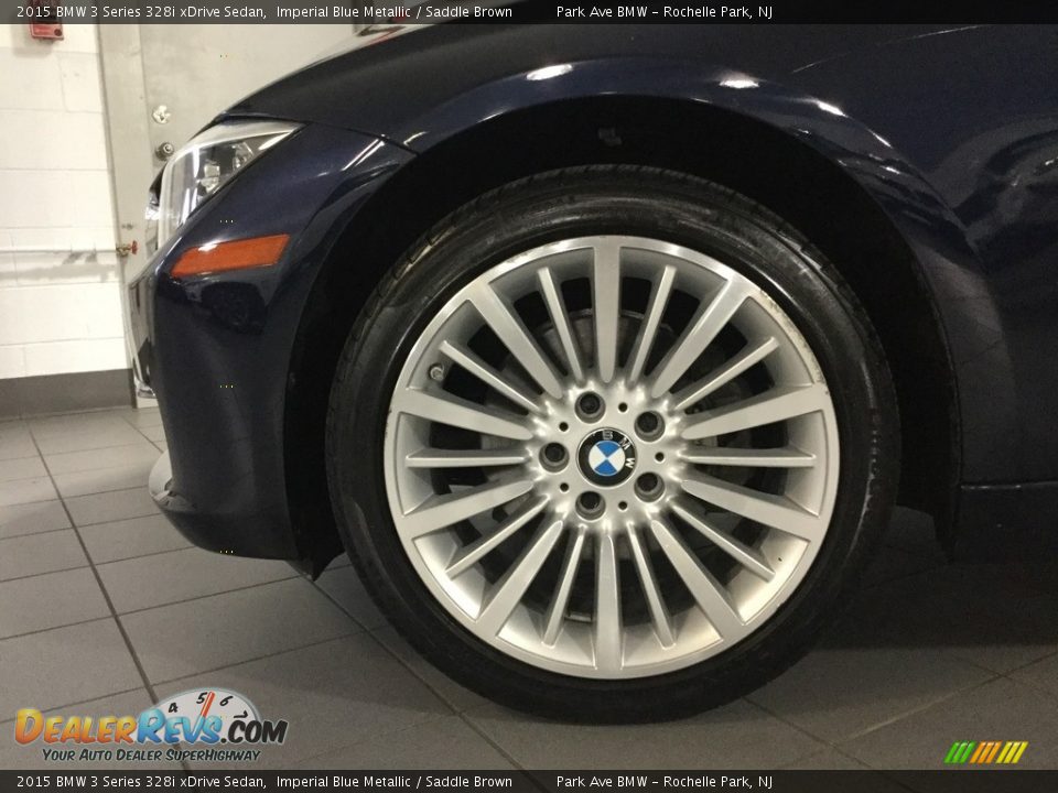 2015 BMW 3 Series 328i xDrive Sedan Imperial Blue Metallic / Saddle Brown Photo #29