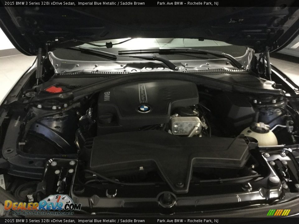 2015 BMW 3 Series 328i xDrive Sedan Imperial Blue Metallic / Saddle Brown Photo #30