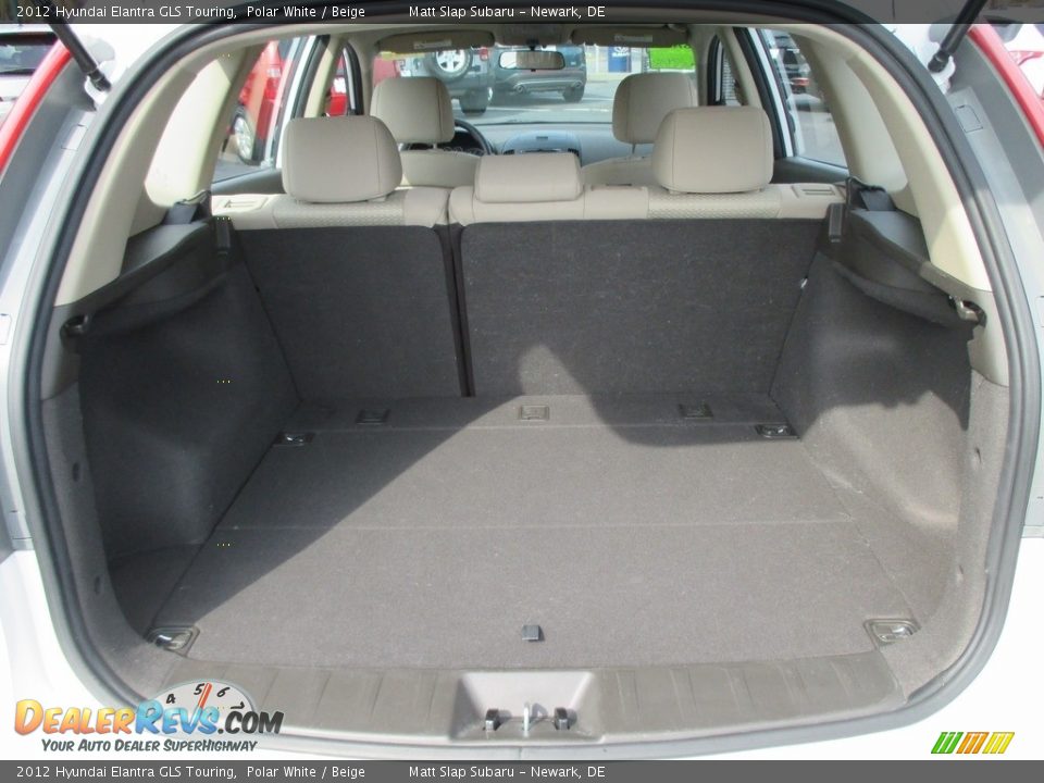 2012 Hyundai Elantra GLS Touring Polar White / Beige Photo #19