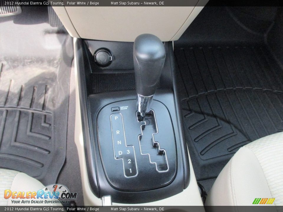 2012 Hyundai Elantra GLS Touring Polar White / Beige Photo #27