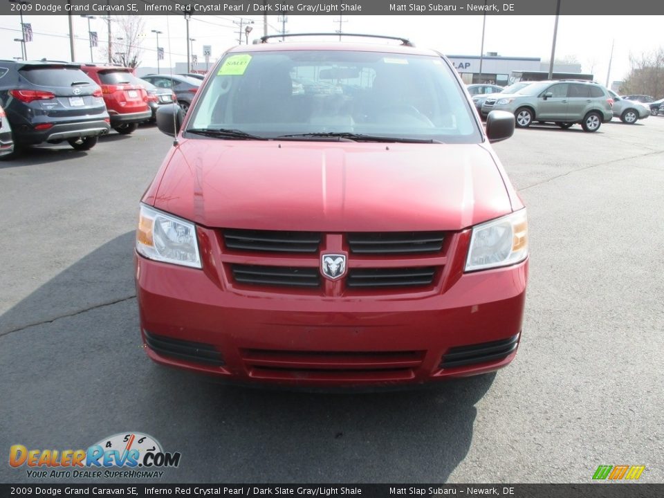 2009 Dodge Grand Caravan SE Inferno Red Crystal Pearl / Dark Slate Gray/Light Shale Photo #3