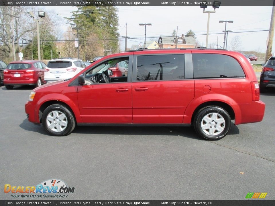 2009 Dodge Grand Caravan SE Inferno Red Crystal Pearl / Dark Slate Gray/Light Shale Photo #9
