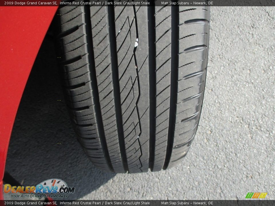2009 Dodge Grand Caravan SE Inferno Red Crystal Pearl / Dark Slate Gray/Light Shale Photo #22