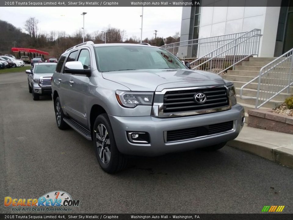 2018 Toyota Sequoia Limited 4x4 Silver Sky Metallic / Graphite Photo #1