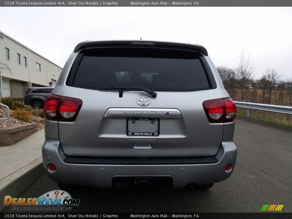 2018 Toyota Sequoia Limited 4x4 Silver Sky Metallic / Graphite Photo #3