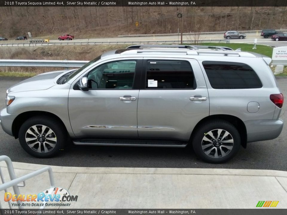 Silver Sky Metallic 2018 Toyota Sequoia Limited 4x4 Photo #5