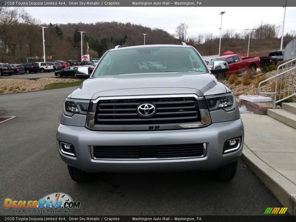 2018 Toyota Sequoia Limited 4x4 Silver Sky Metallic / Graphite Photo #7