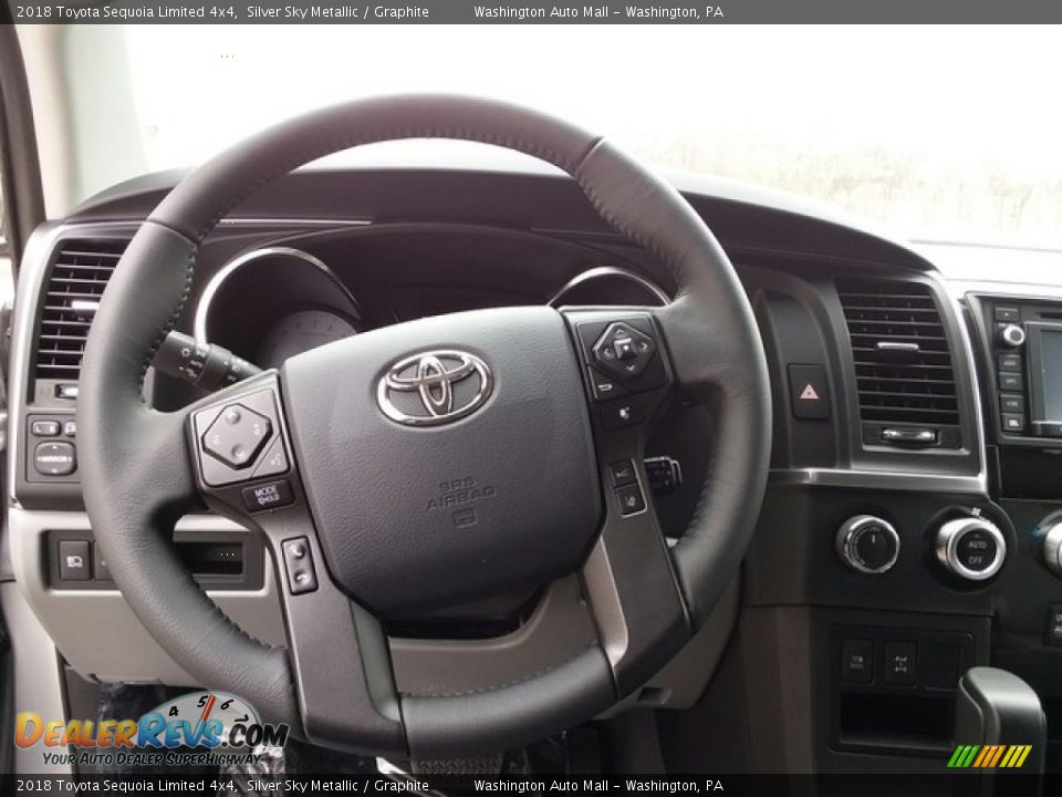 2018 Toyota Sequoia Limited 4x4 Steering Wheel Photo #10