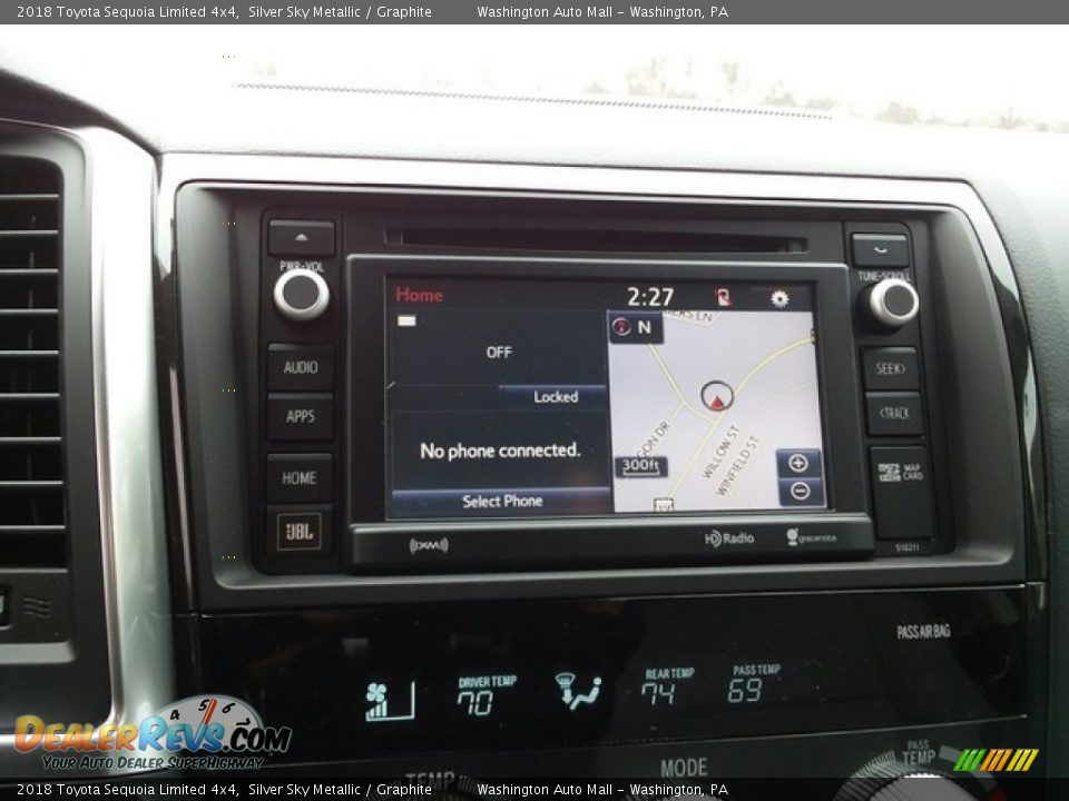 Navigation of 2018 Toyota Sequoia Limited 4x4 Photo #12