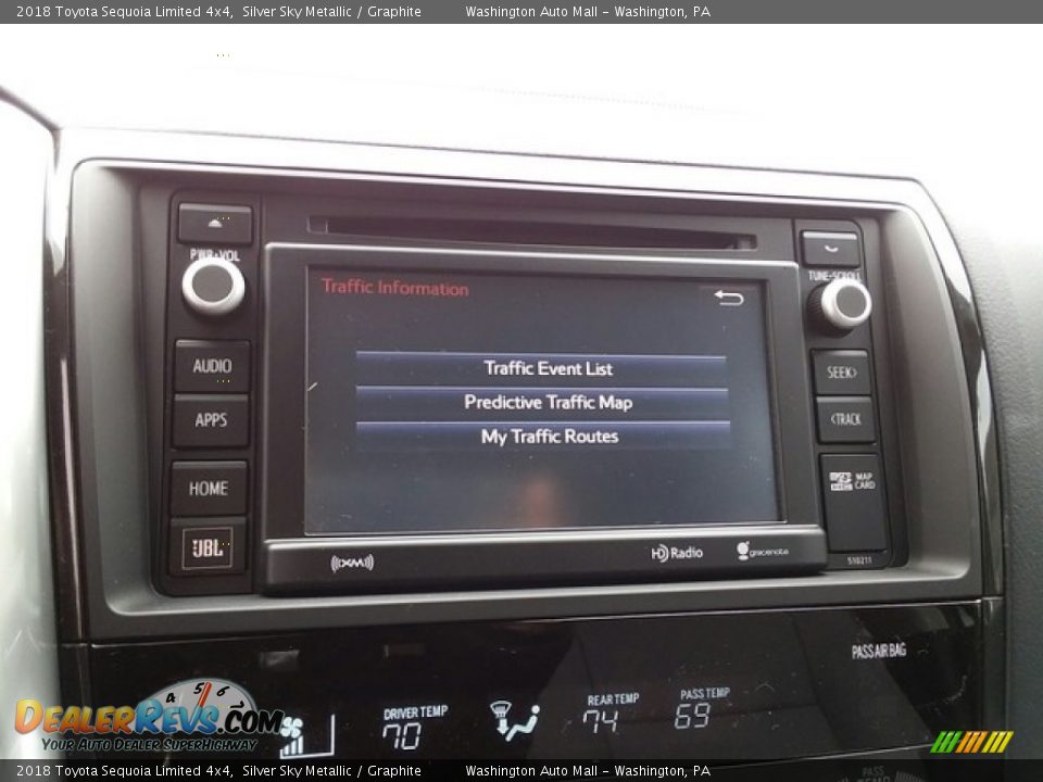 Controls of 2018 Toyota Sequoia Limited 4x4 Photo #15