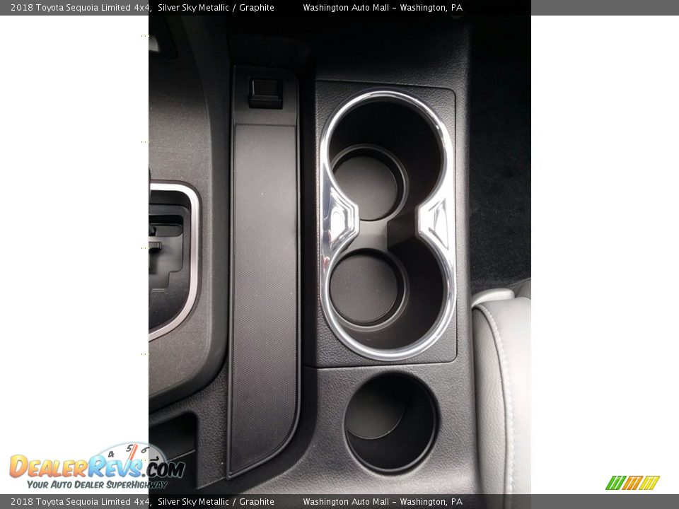 2018 Toyota Sequoia Limited 4x4 Silver Sky Metallic / Graphite Photo #21