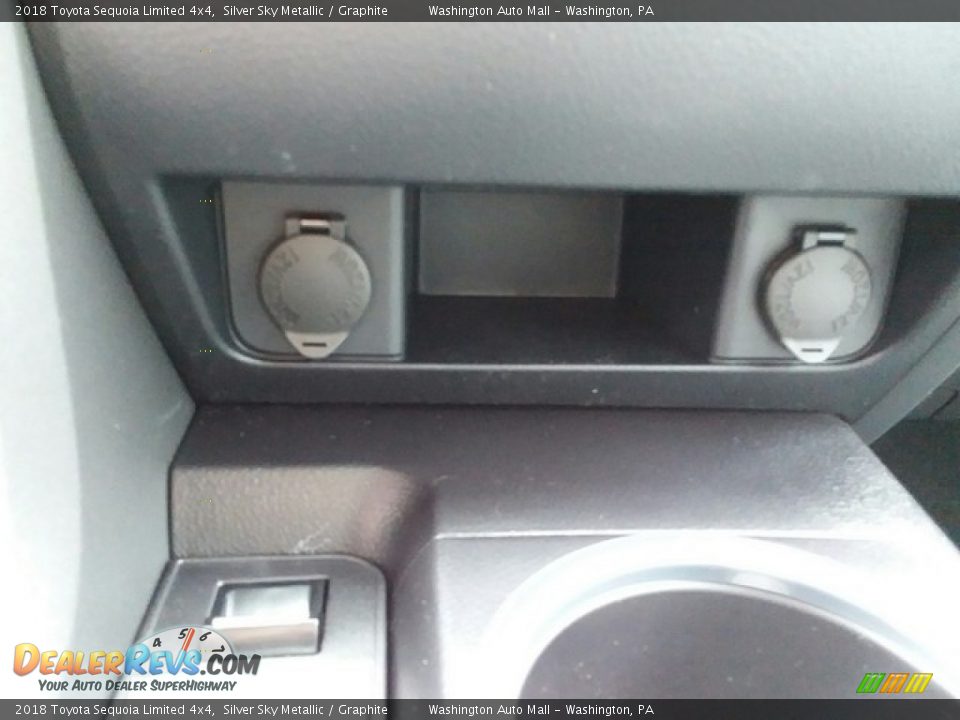 2018 Toyota Sequoia Limited 4x4 Silver Sky Metallic / Graphite Photo #22