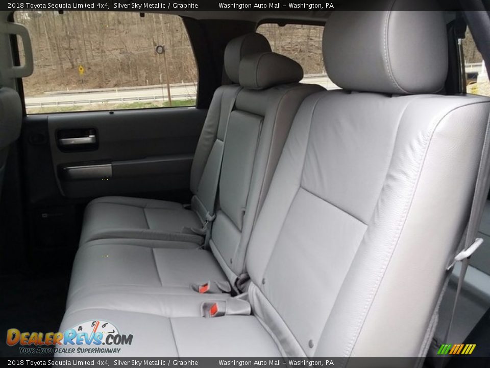 Rear Seat of 2018 Toyota Sequoia Limited 4x4 Photo #23