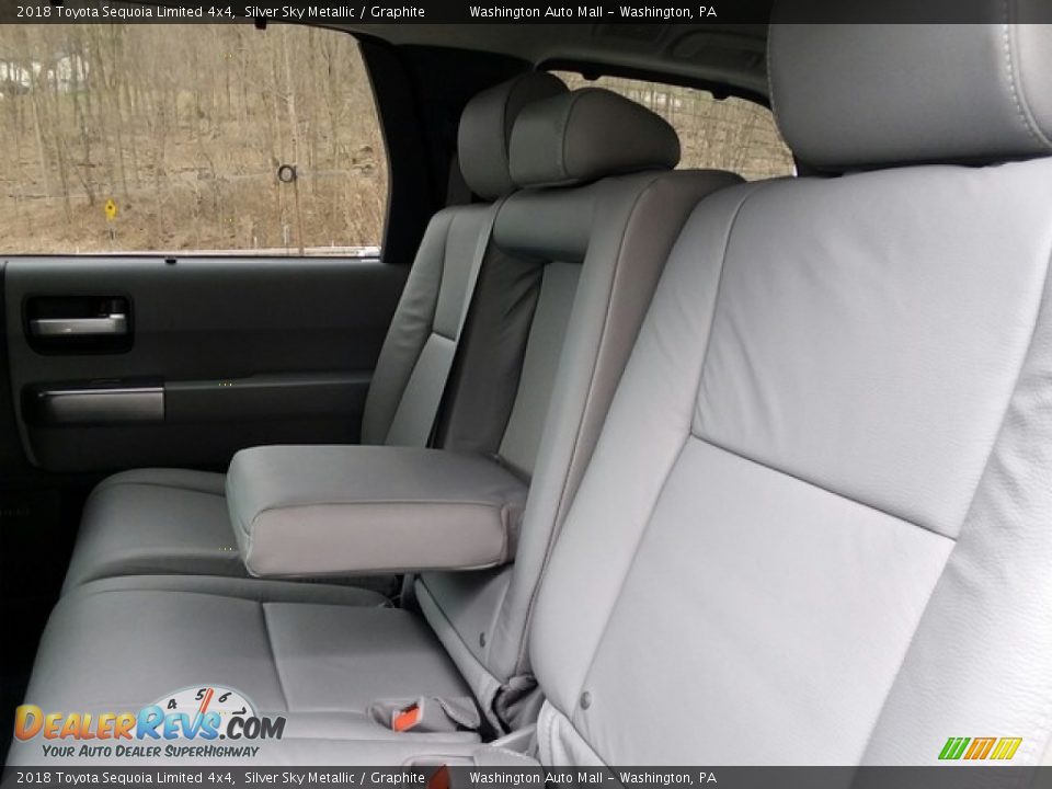 Rear Seat of 2018 Toyota Sequoia Limited 4x4 Photo #24