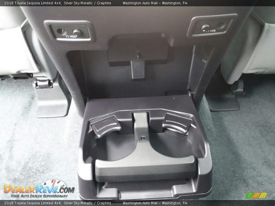 2018 Toyota Sequoia Limited 4x4 Silver Sky Metallic / Graphite Photo #26