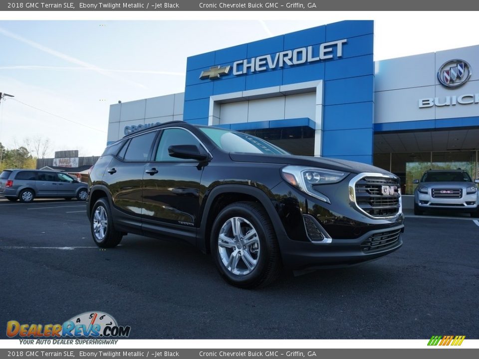 2018 GMC Terrain SLE Ebony Twilight Metallic / ­Jet Black Photo #1