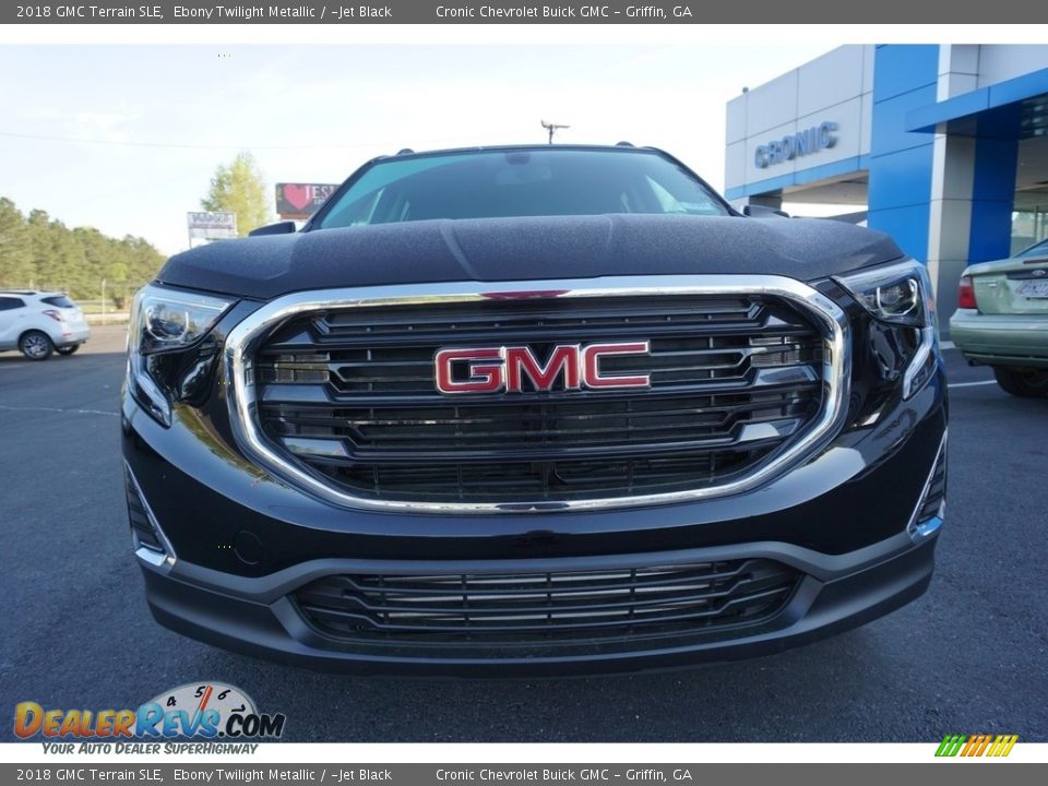 2018 GMC Terrain SLE Ebony Twilight Metallic / ­Jet Black Photo #2