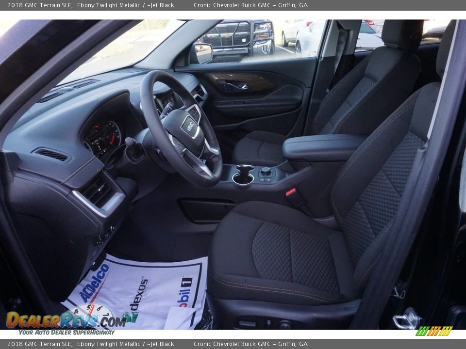 2018 GMC Terrain SLE Ebony Twilight Metallic / ­Jet Black Photo #5