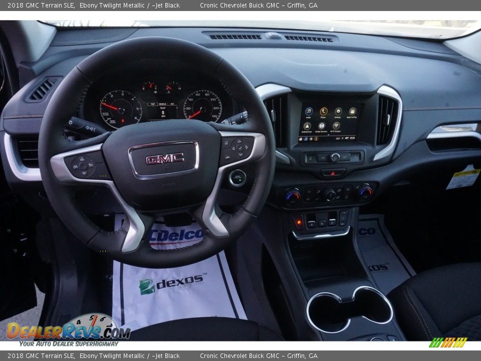 2018 GMC Terrain SLE Ebony Twilight Metallic / ­Jet Black Photo #6