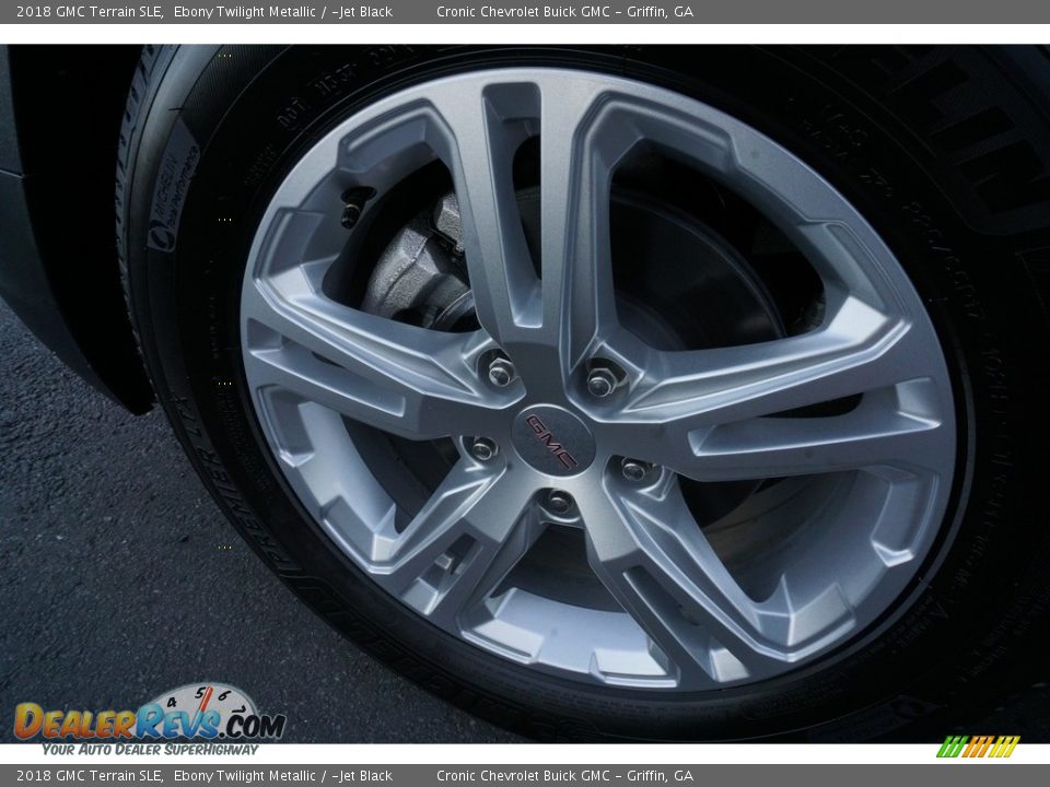 2018 GMC Terrain SLE Ebony Twilight Metallic / ­Jet Black Photo #9