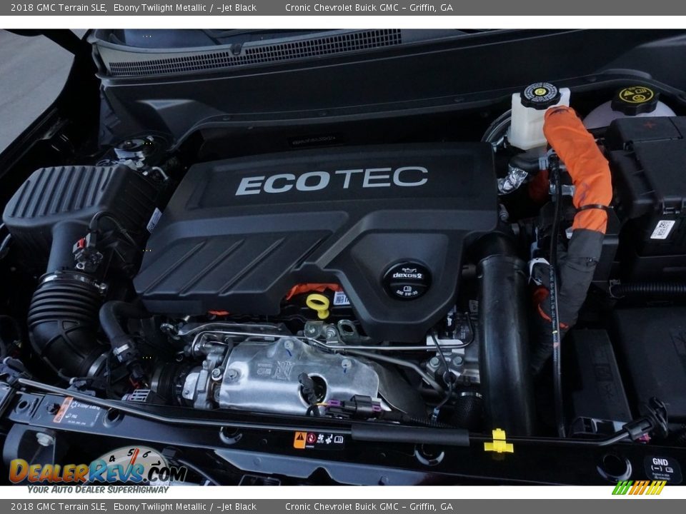 2018 GMC Terrain SLE Ebony Twilight Metallic / ­Jet Black Photo #10