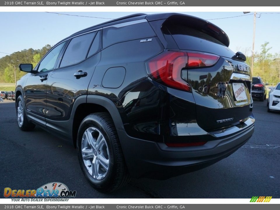 2018 GMC Terrain SLE Ebony Twilight Metallic / ­Jet Black Photo #14