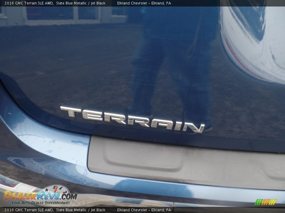 2016 GMC Terrain SLE AWD Slate Blue Metallic / Jet Black Photo #10