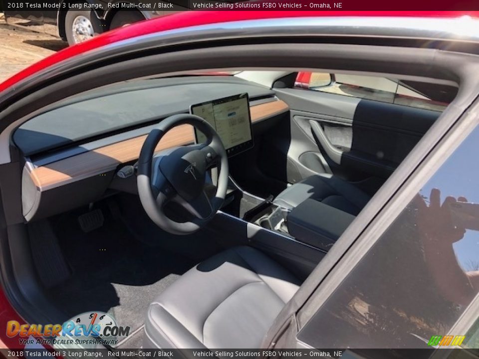 Black Interior - 2018 Tesla Model 3 Long Range Photo #2