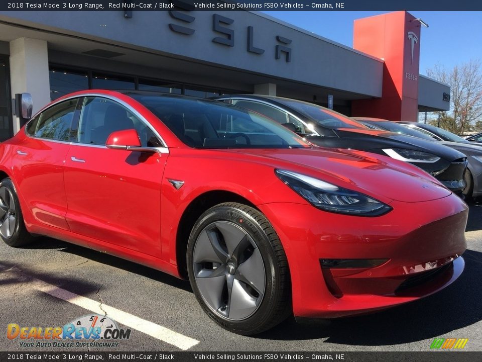 Red Multi-Coat 2018 Tesla Model 3 Long Range Photo #23