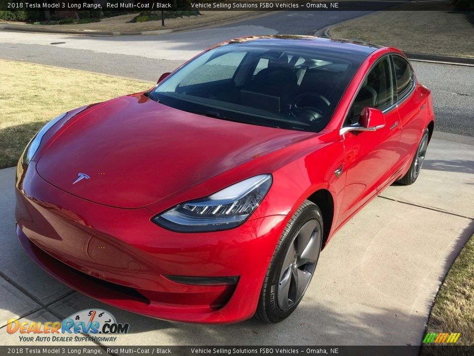 Red Multi-Coat 2018 Tesla Model 3 Long Range Photo #30