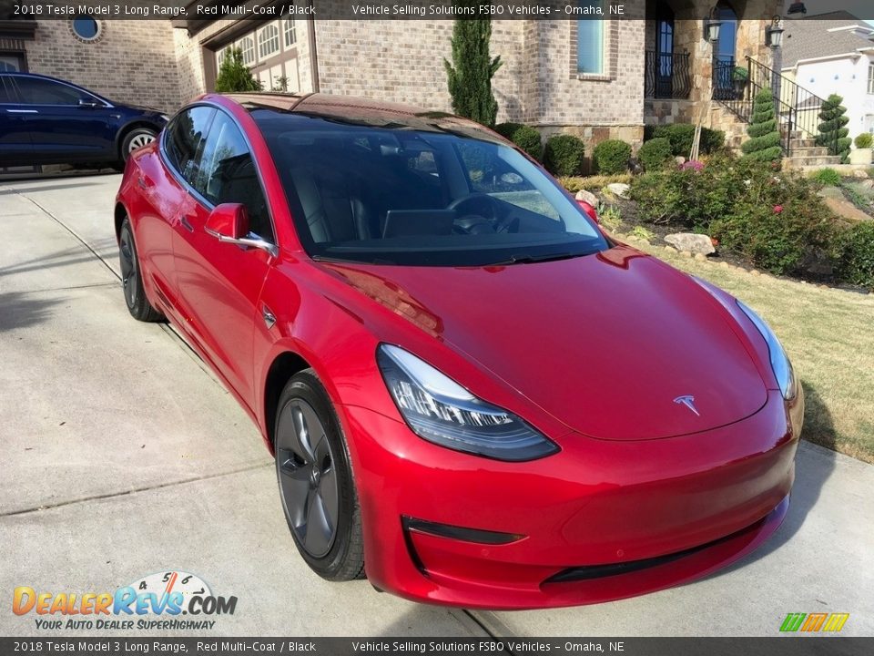 Red Multi-Coat 2018 Tesla Model 3 Long Range Photo #31