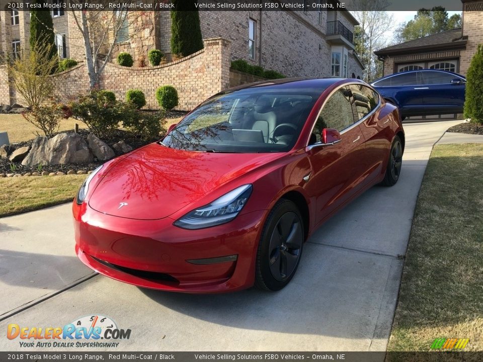 Red Multi-Coat 2018 Tesla Model 3 Long Range Photo #33